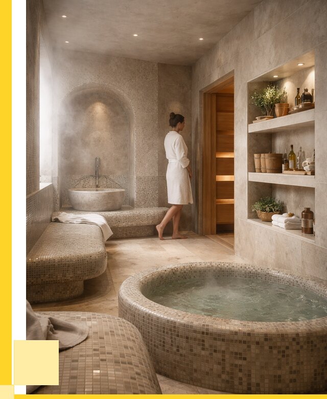 Строительство бани с хамамом в Балахне от 783600 р. | ЭриданБлх