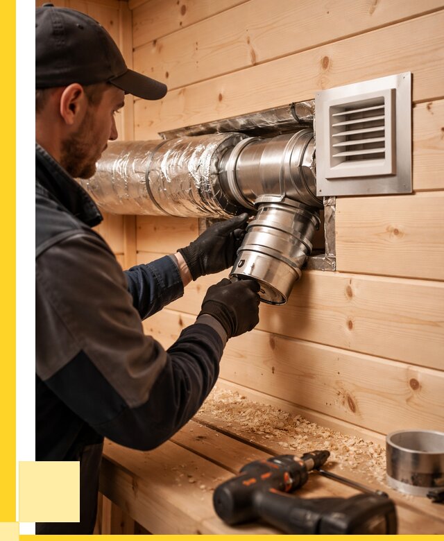 Монтаж вентиляции бани в Балахне от 12538 р. | ЭриданБлх