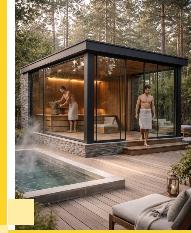 Стеклянные бани и двери в Балахне от 470160 р. | ЭриданБлх