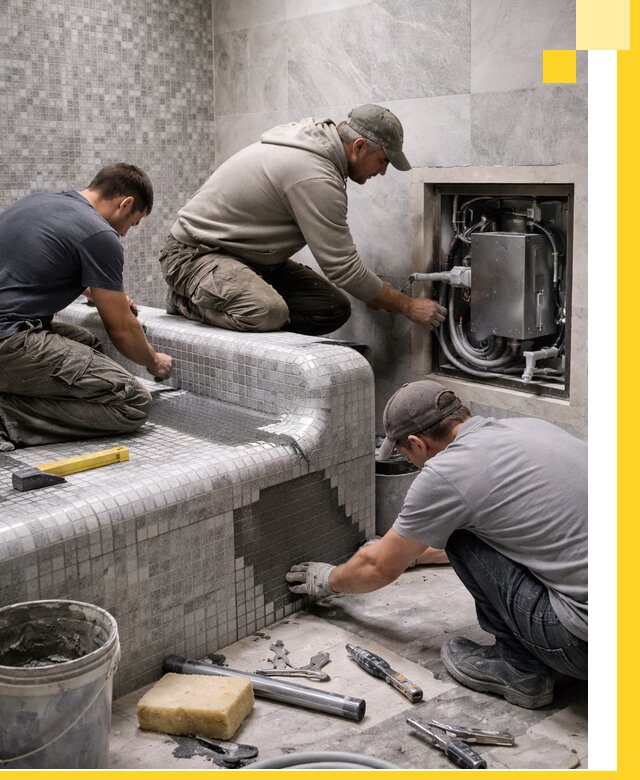 Проекты хамамов под ключ в Балахне и дизайн и строительство