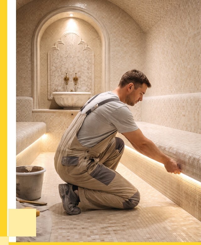 Отделка хамамов под ключ в Балахне от 5746 р. | ЭриданБлх