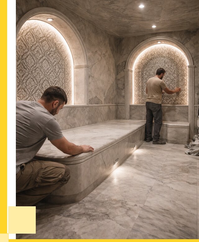 Турецкие бани под ключ в Балахне от 261200 р. | ЭриданБлх