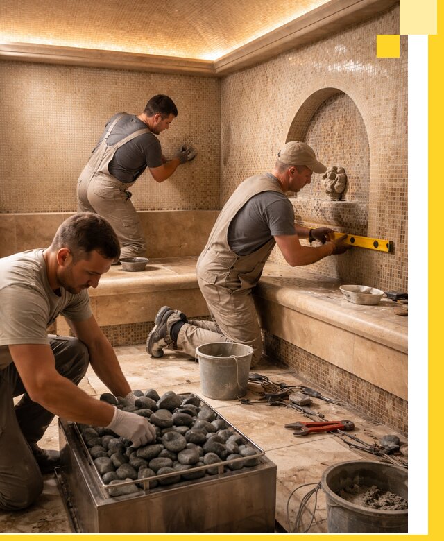 Проектирование и строительство хамама и сауны в Балахне