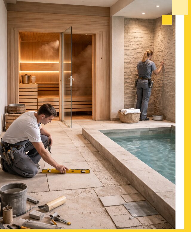 Комплексный дизайн и отделка интерьеров SPA под ключ в Балахне